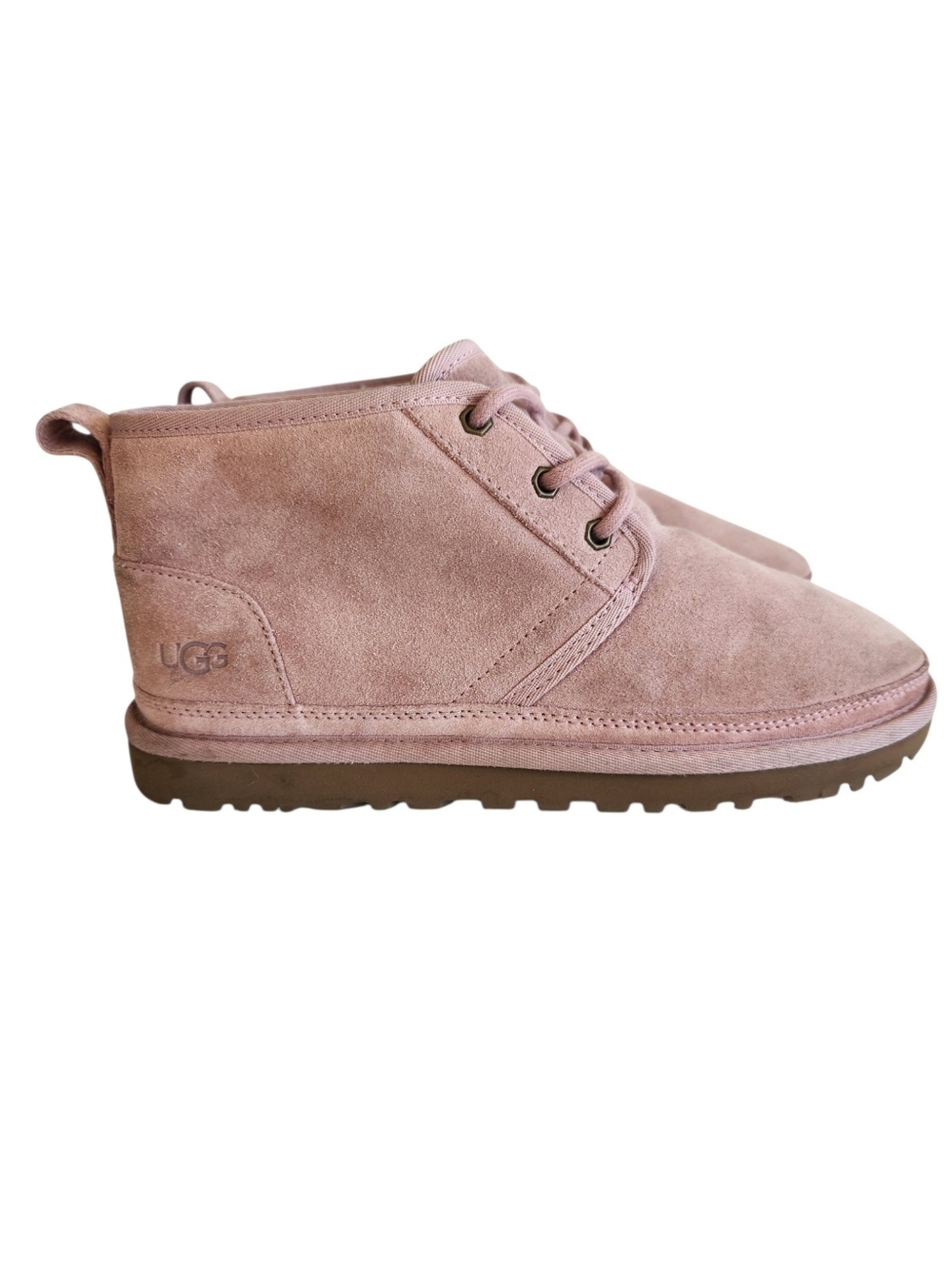 Ugg Neumel Pink Suede Ankle Chukka Boots Women's Size 8